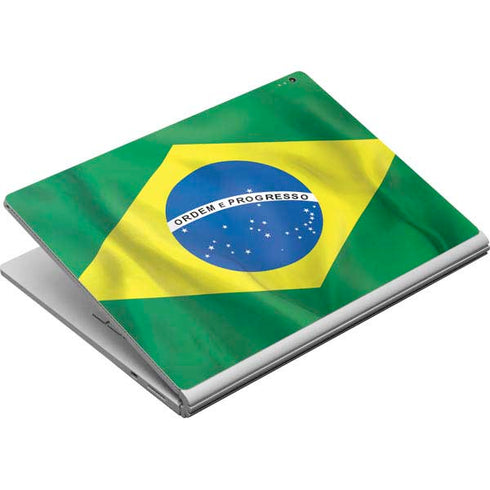 Brazil Flag Surface Book Skin
